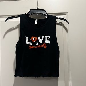 “Love Yourself” Cropped top